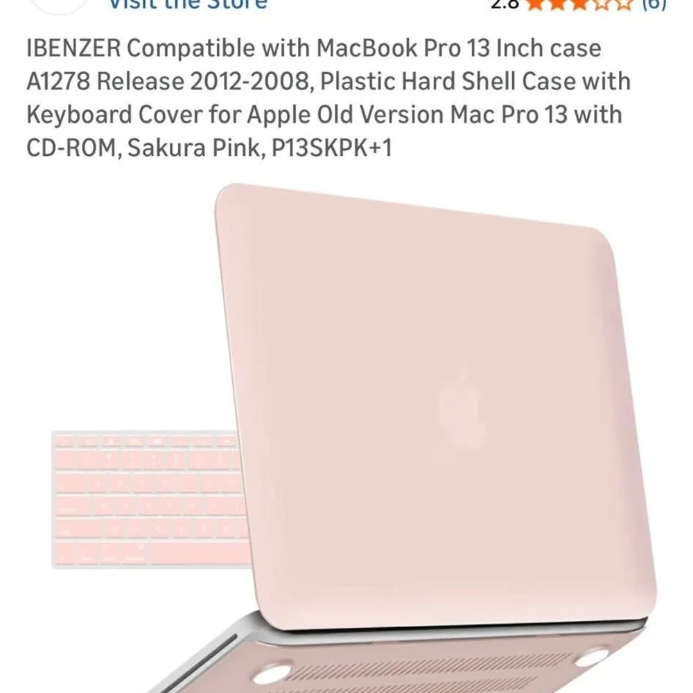 iBenzer Pink Laptop Case
